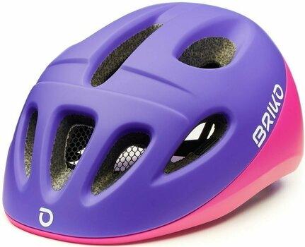 Kid Bike Helmet Briko Fury Matt Violet Pink 50-54 Kid Bike Helmet - 1