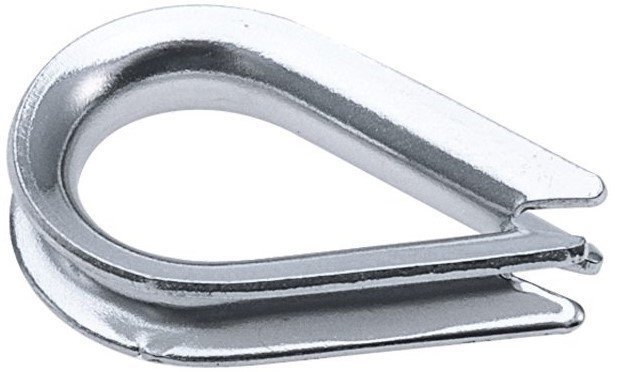 Wire Rope Accessory Talamex Thimble Stainless Steel AISI 304 2 mm