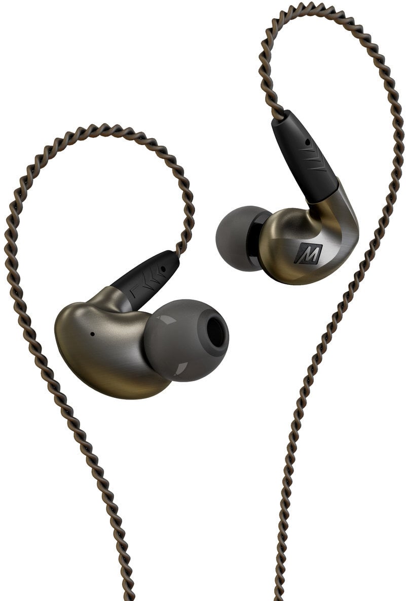 Ušesne zanke slušalke MEE audio Pinnacle P1 Črna
