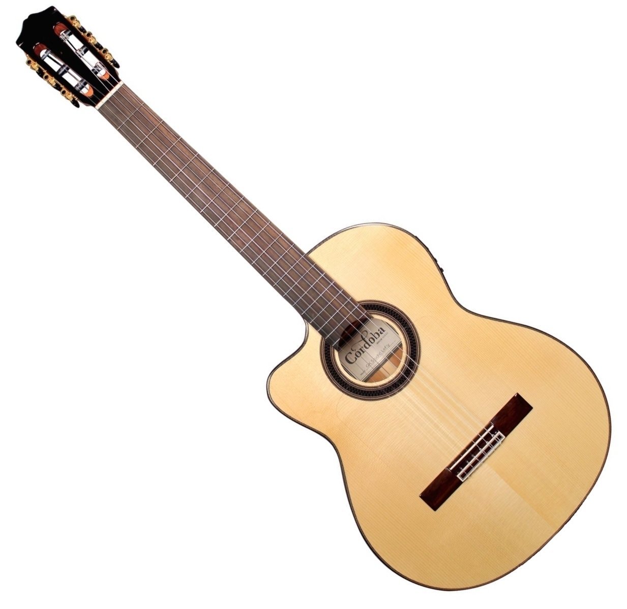 Guitarra clássica com pré-amplificador Cordoba GK Studio LH 4/4 Natural High Gloss