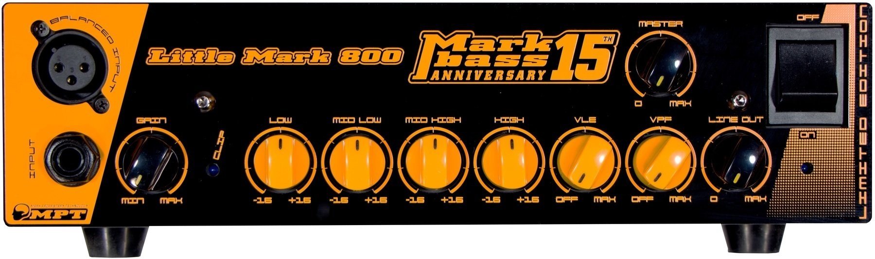 Amplificador de bajo de estado sólido Markbass Little Mark 800 Anniversary 15