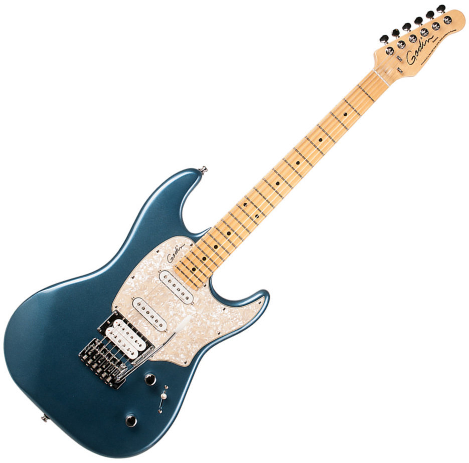 Elektrische gitaar Godin Session Desert Blue HG MN LTD
