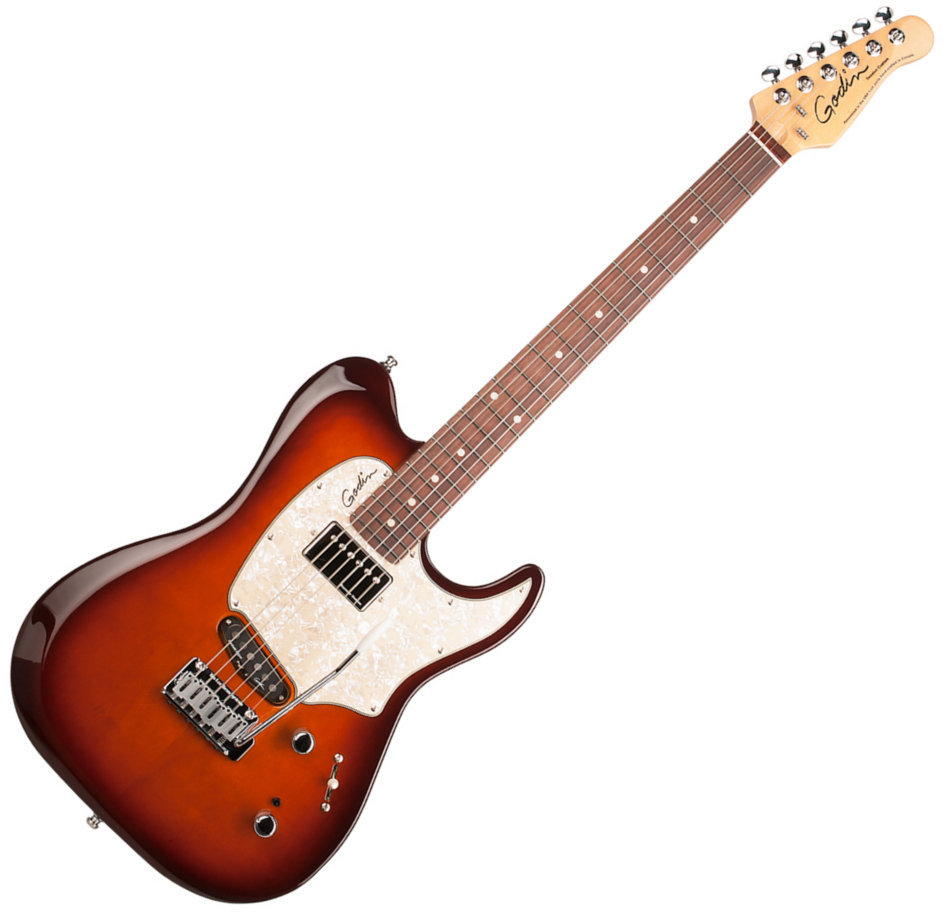 Electric guitar Godin Session Custom 59 Lightburst HG RN