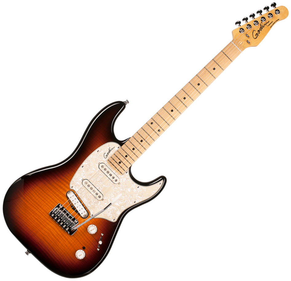 Elektrisk gitarr Godin Progression Plus Vintage Burst HG MN