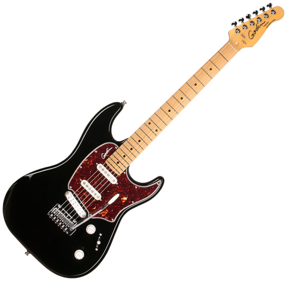 Guitare électrique Godin Progression Plus Black HG MN