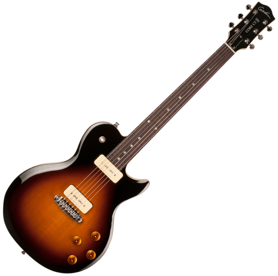Elektriska gitarrer Godin Core CT P90 Sunburst GT