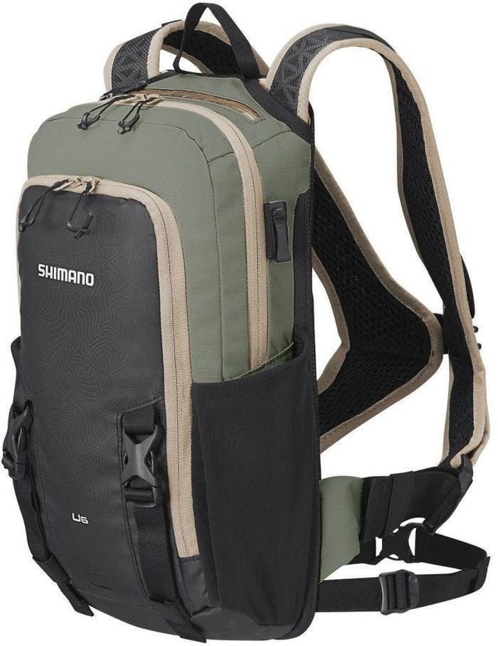 Cycling backpack and accessories Shimano Unzen Khaki Backpack