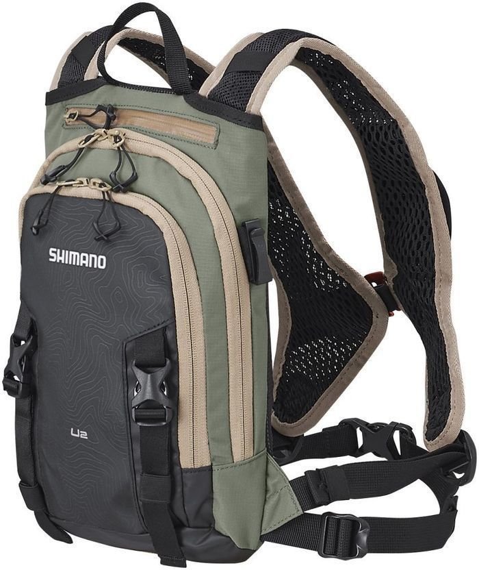 Cycling backpack and accessories Shimano Unzen Khaki Backpack