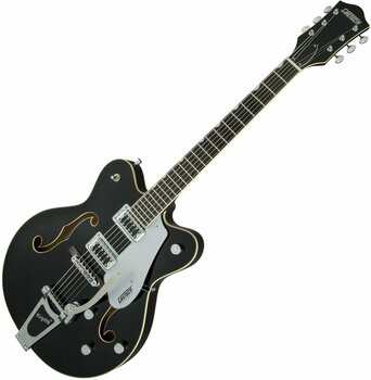 Halvakustisk gitarr Gretsch G5422T Electromatic DC RW Svart - 1