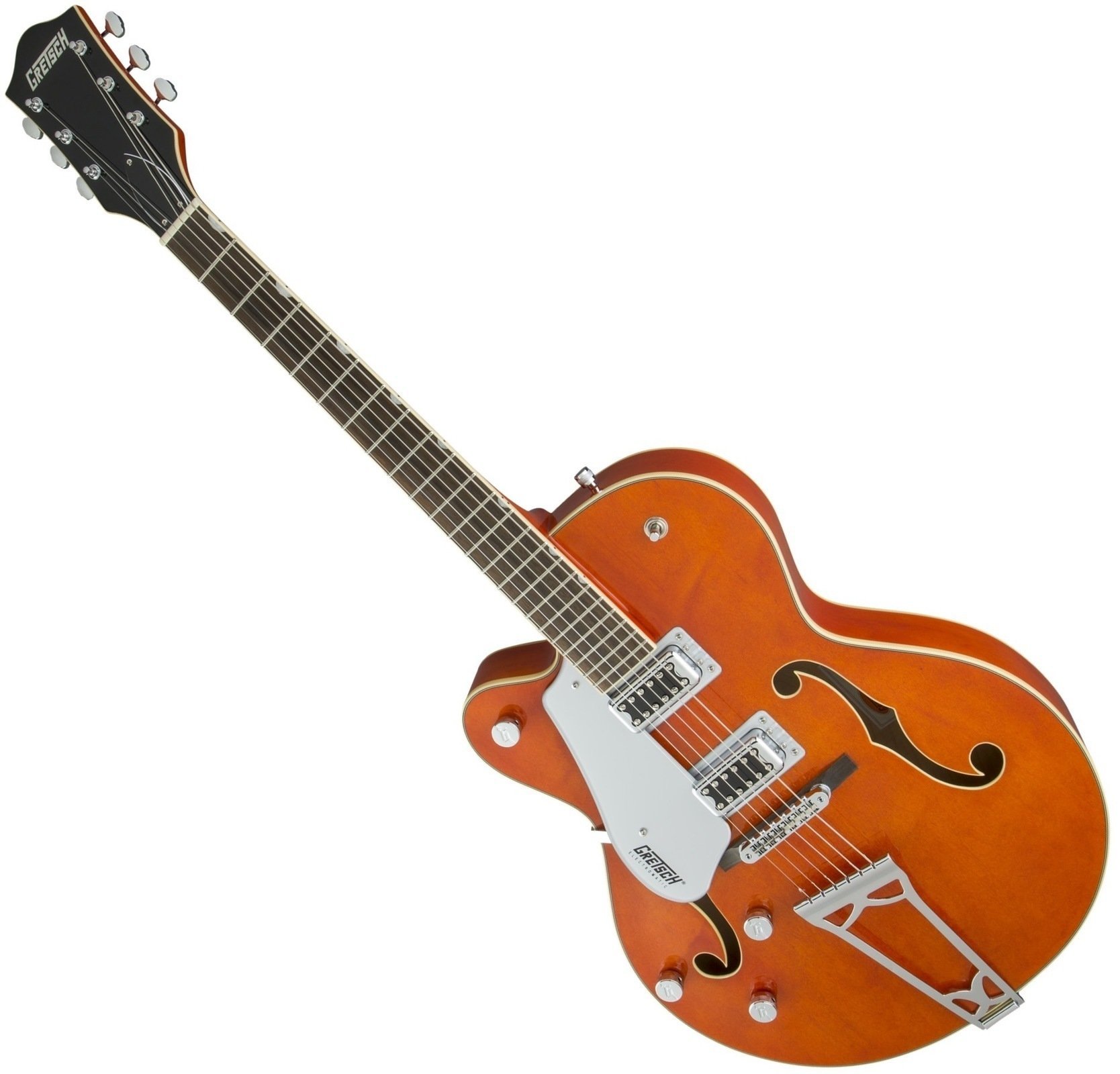 Halvakustisk guitar Gretsch G5420LH Electromatic SC RW Orange Stain
