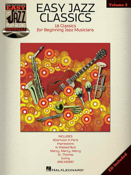 Bladmuziek voor bands en orkesten Hal Leonard Easy Jazz Classics Muziekblad - 1