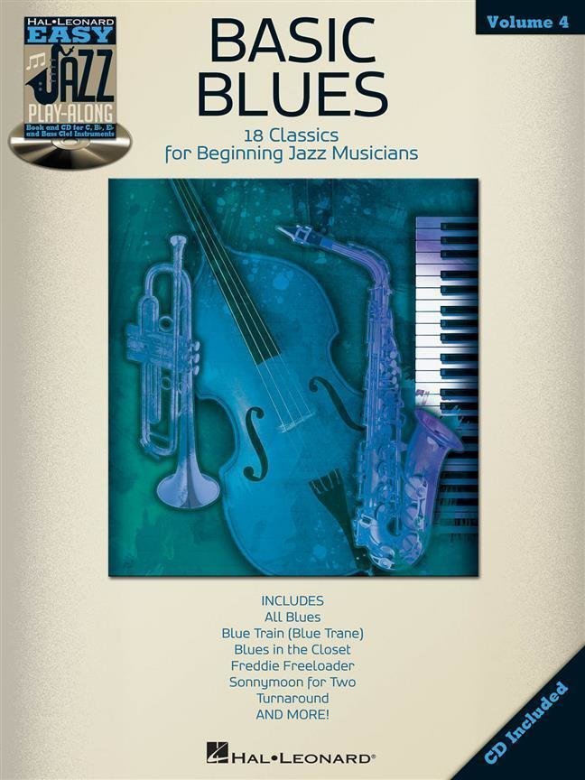 Нотни листи за група и оркестър Hal Leonard Basic Blues