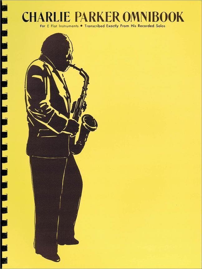 Partitura para instrumentos de sopro Charlie Parker Omnibook Alto Saxophone, Bariton Saxophone