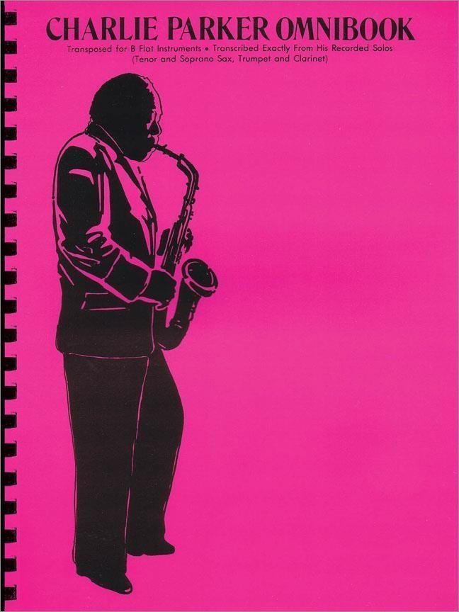 Partitura para instrumentos de viento Charlie Parker Omnibook Clarinet, Saxophone, Trumpet