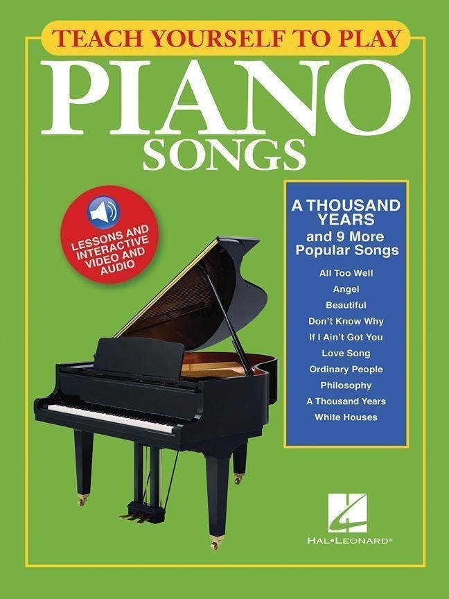 Music sheet for pianos Hal Leonard A Thousand Years And 9 More Popular Songs Piano, Lyrics