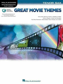 Nodeblad til blæseinstrumenter Hal Leonard Great Movie Themes: Instrumental P-A Tenor Sax - 1