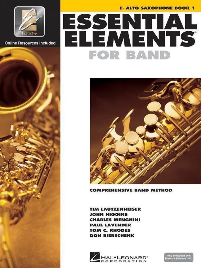 Nuotit puhallinsoittimille Hal Leonard Essential Elements for Band - Book 1 with EEi Alto Sax