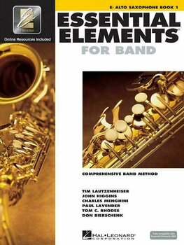 Fúvószenekari kották Hal Leonard Essential Elements for Band - Book 1 with EEi Alto Sax - 1