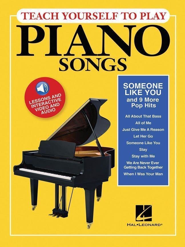Παρτιτούρες για Πληκτροφόρα Όργανα Hal Leonard Someone Like You And 9 More Pop Hits Piano, Lyrics & Chords Μουσικές νότες