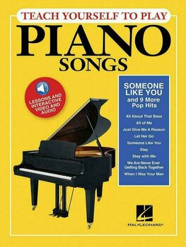 Noty pre klávesové nástroje Hal Leonard Someone Like You And 9 More Pop Hits Piano, Lyrics & Chords Noty - 1