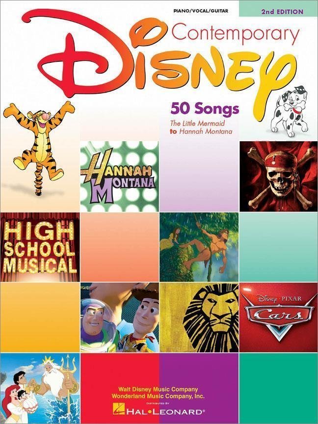 Noten Hal Leonard Contemporary Disney - 2nd Edition Piano, Vocal and Guitar