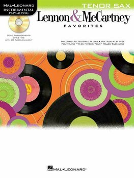 Nodeblad til blæseinstrumenter Hal Leonard Play Along: Lennon & McCartney Favourites Tenor Saxophone - 1