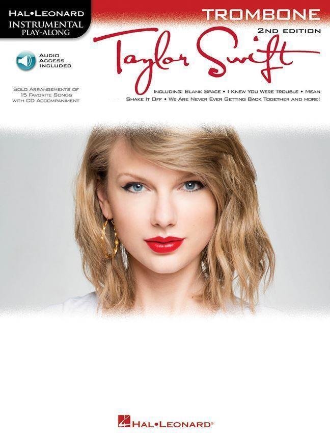 Note za puhačke instrumente Taylor Swift Instrumental Play Along Trombone Trombone