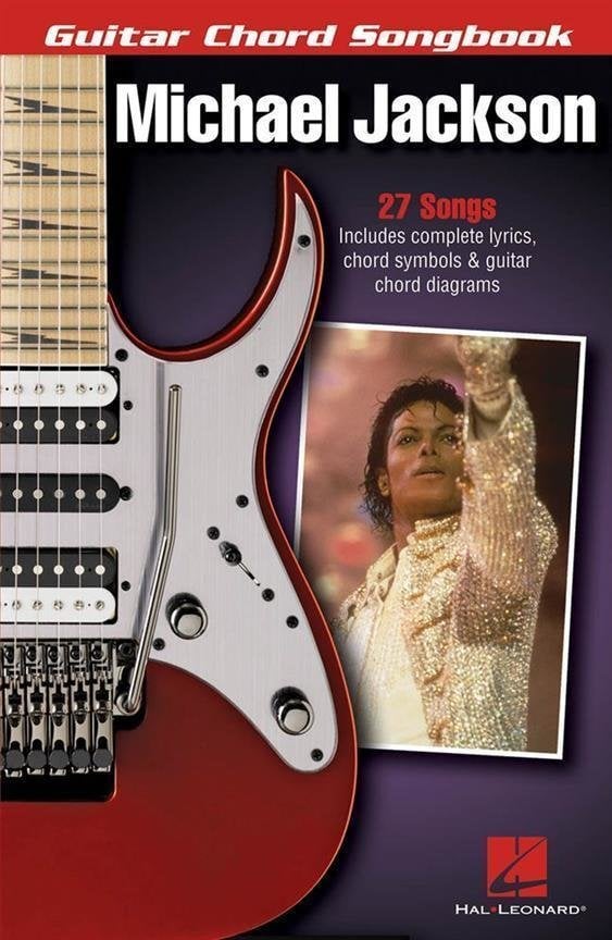 Bladmuziek voor gitaren en basgitaren Michael Jackson Guitar Chord Songbook Guitar and Lyrics Muziekblad