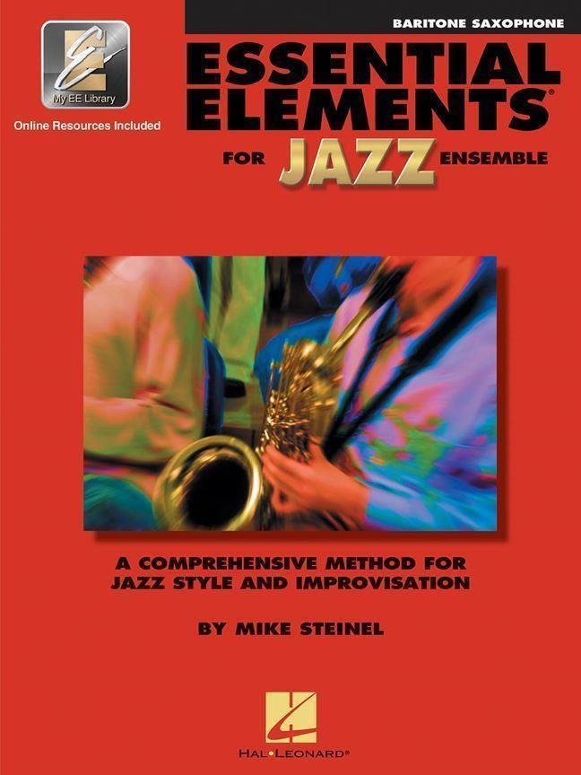 Nuotit puhallinsoittimille Hal Leonard Essential Elements for Jazz Ensemble Baritone Saxophone