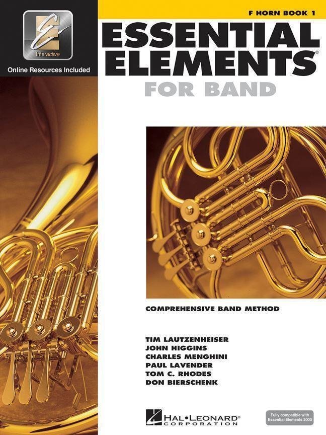Fúvószenekari kották Hal Leonard Essential Elements for Band - Book 1 with EEi Horn in F
