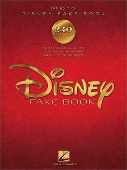 Noty pro klávesové nástroje Disney Fake Book (3rd Edition) C Instruments and Piano - 1