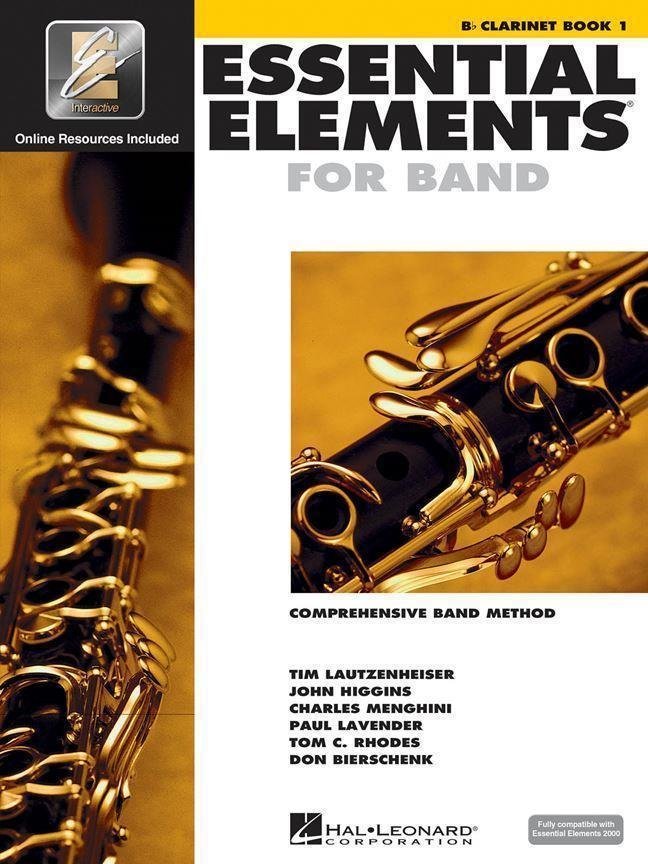 Nodeblad til blæseinstrumenter Hal Leonard Essential Elements for Band - Book 1 with EEi Clarinet