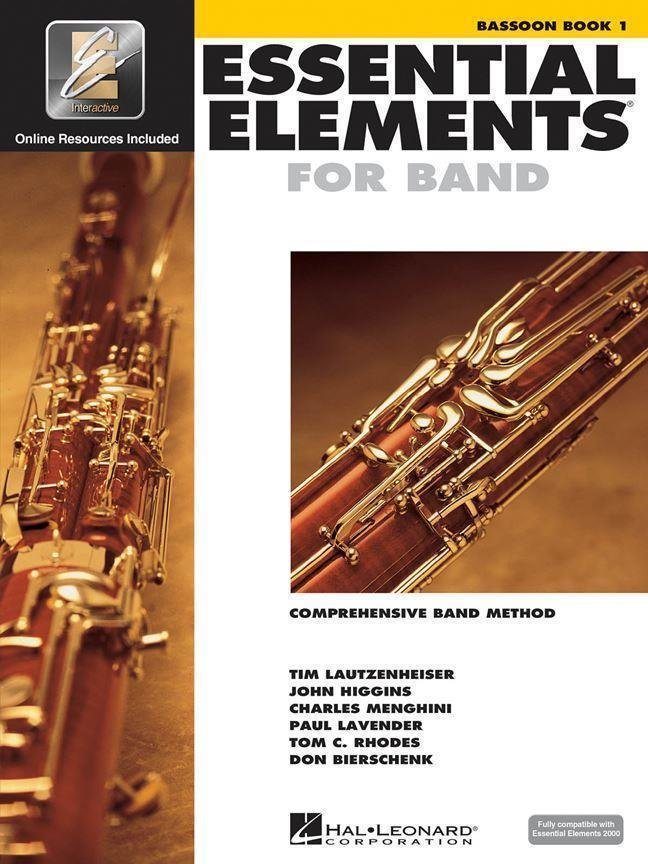 Nodeblad til blæseinstrumenter Hal Leonard Essential Elements for Band - Book 1 with EEi Bassoon Bassoon