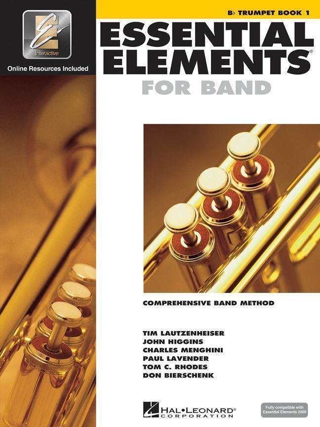 Nodeblad til blæseinstrumenter Hal Leonard Essential Elements for Band - Book 1 with EEi Trumpet