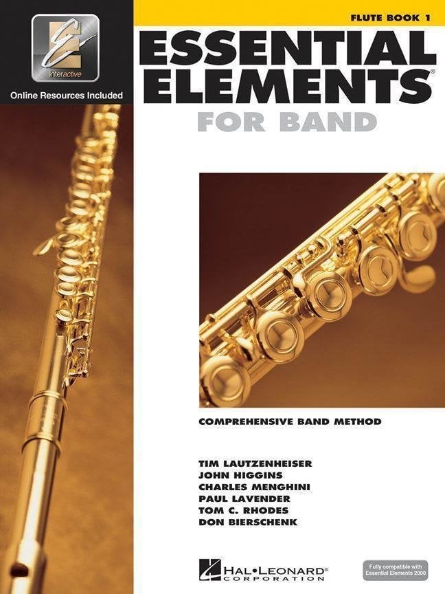 Nodeblad til blæseinstrumenter Hal Leonard Essential Elements for Band - Book 1 with EEi Flute Musik bog