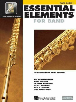 Partitura para instrumentos de sopro Hal Leonard Essential Elements for Band - Book 1 with EEi Flute Livro de música - 1