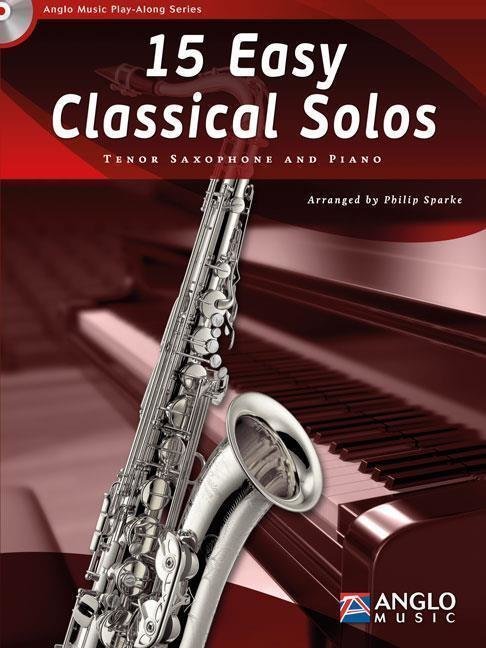 Kották Hal Leonard 15 Easy Classical Solos Tenor Saxophone and Piano