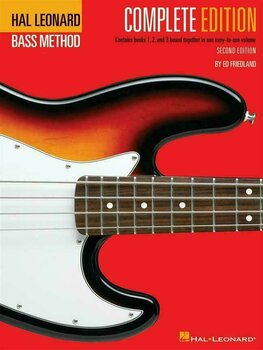 Partitura para baixos Hal Leonard Electric Bass Method - Complete Ed. Livro de música - 1