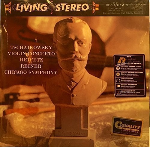 Vinylskiva Fritz Reiner - Tchaikovsky: Violin Concerto/ Heifetz (LP)