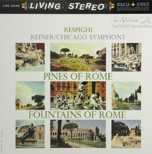 Vinylskiva Fritz Reiner - Respighi: Pines of Rome & Fountains of Rome (LP)