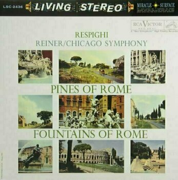 Vinyl Record Fritz Reiner - Respighi: Pines of Rome & Fountains of Rome (LP) - 1