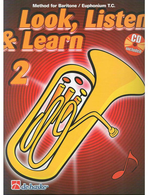 Bladmuziek voor blaasinstrumenten Hal Leonard Look, Listen & Learn 2 Baritone / Euphonium TC