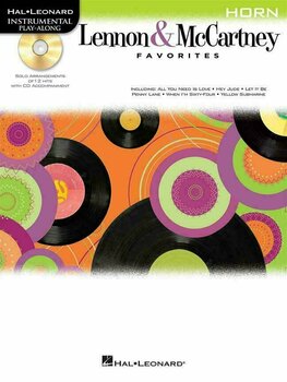Bladmuziek voor blaasinstrumenten Hal Leonard Play Along: Lennon & McCartney Favourites Horn Muziekblad - 1