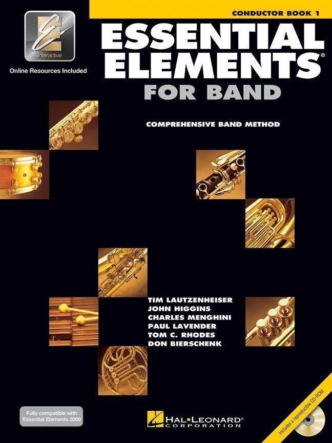 Note za orkestre in skupine Hal Leonard Essential Elements for Band - Book 1 with EEi Notna glasba