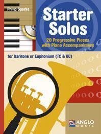 Bladmuziek voor blaasinstrumenten Hal Leonard Starter Solos C/Bb Baritone/Euphonium BC/TC Baritone-Euphonium