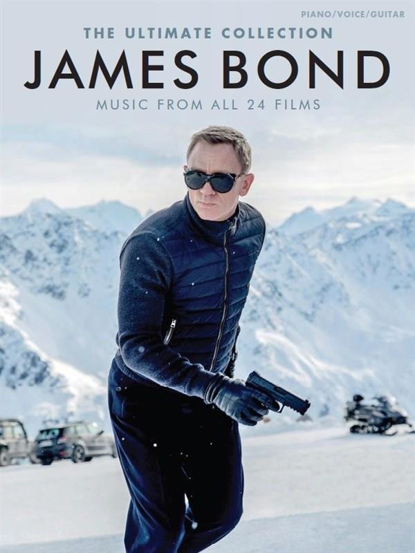 Nuotit pianoille James Bond Music From all 24 Films Piano Nuottikirja