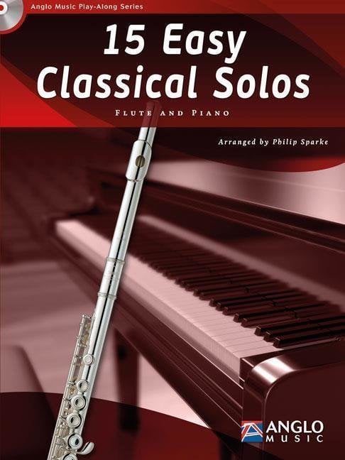 Notas Hal Leonard 15 Easy Classical Solos Flute and Piano