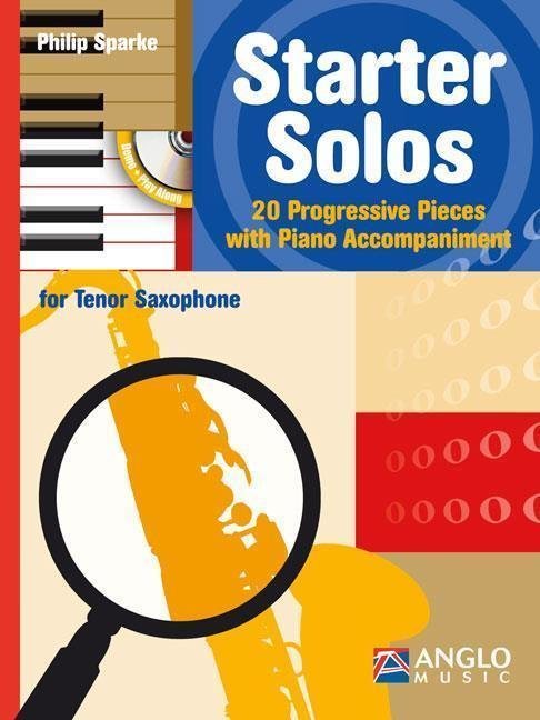 Music sheet for wind instruments Hal Leonard Starter Solos Tenor Saxophone and Piano