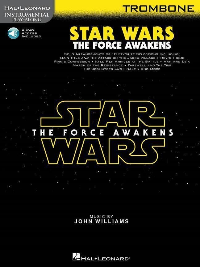 Partitura para instrumentos de viento Star Wars The Force Awakens (Trombone)