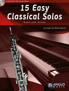 Nuty na instrumenty dęte Hal Leonard 15 Easy Classical Solos Oboe and Piano - 1